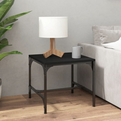 Berkfield Coffee Table Black 50x50x35 cm Engineered Wood