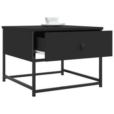 Berkfield Coffee Table Black 51x51x40 cm Engineered Wood