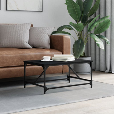 Berkfield Coffee Table Black 75x50x35 cm Engineered Wood