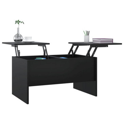Berkfield Coffee Table Black 80x50x42.5 cm Engineered Wood