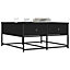 Berkfield Coffee Table Black 80x80x40 cm Engineered Wood