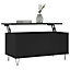 Berkfield Coffee Table Black 90x44.5x45 cm Engineered Wood