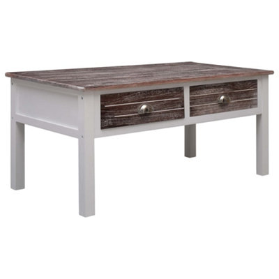 Berkfield Coffee Table Brown 100x50x45 cm Wood