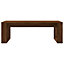 Berkfield Coffee Table Brown Oak 102x50x35 cm Engineered Wood