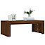 Berkfield Coffee Table Brown Oak 102x50x36 cm Engineered Wood