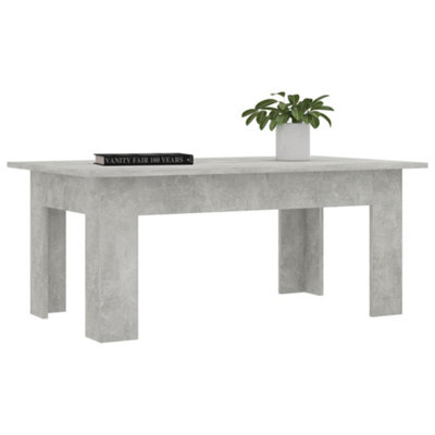 Berkfield Coffee Table Concrete Grey 100x60x42 cm Engineered Wood