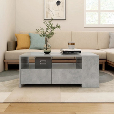 Concrete coffee store table living spaces