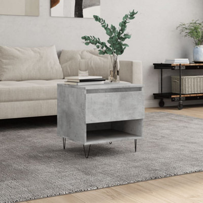 Berkfield Coffee Table Concrete Grey 50x46x50 cm Engineered Wood