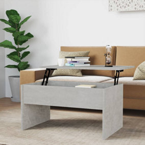 Berkfield Coffee Table Concrete Grey 80x50.5x41.5 cm Engineered Wood
