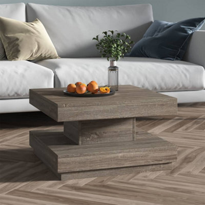 Berkfield Coffee Table Grey 60x60x35 cm MDF
