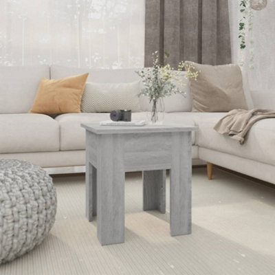 Berkfield Coffee Table Grey Sonoma 40x40x42 cm Engineered Wood