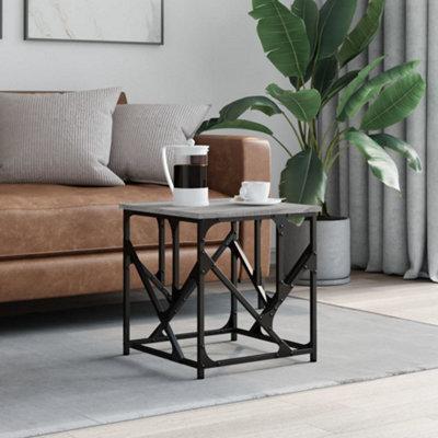 Berkfield Coffee Table Grey Sonoma 45x45x47.5 cm Engineered Wood
