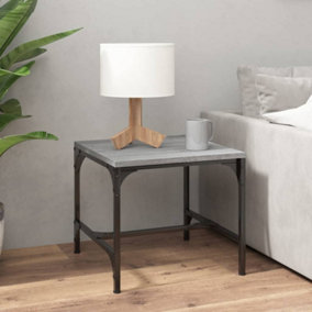 Berkfield Coffee Table Grey Sonoma 50x50x35 cm Engineered Wood