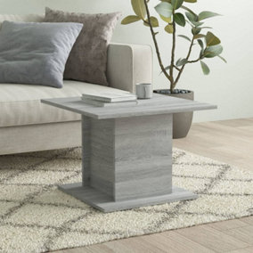 Berkfield Coffee Table Grey Sonoma 55.5x55.5x40 cm Engineered Wood