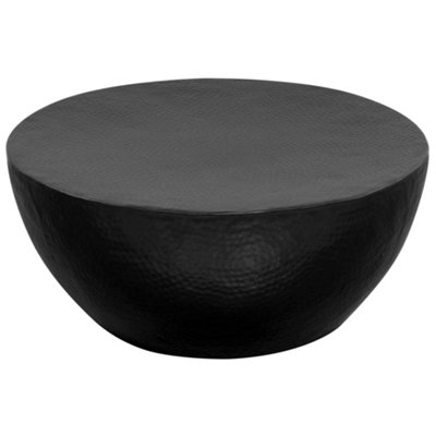 Black hammered deals coffee table