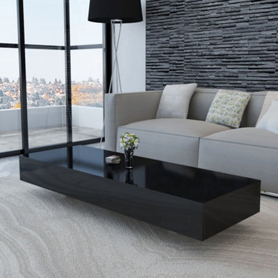 Berkfield Coffee Table High Gloss Black