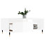 Berkfield Coffee Table High Gloss White 90x50x36.5 cm Engineered Wood