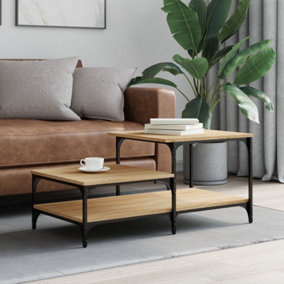 Berkfield Coffee Table Sonoma Oak 100x50.5x45 cm Engineered Wood