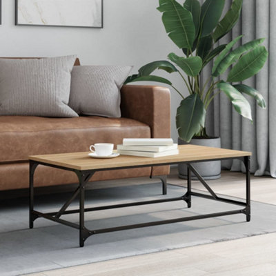 Berkfield Coffee Table Sonoma Oak 100x50x35 cm Engineered Wood
