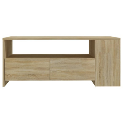 Berkfield Coffee Table Sonoma Oak 102x55x42 cm Engineered Wood