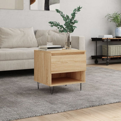 Berkfield Coffee Table Sonoma Oak 50x46x50 cm Engineered Wood