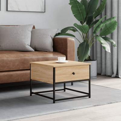 Berkfield Coffee Table Sonoma Oak 51x51x40 cm Engineered Wood
