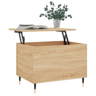 Berkfield Coffee Table Sonoma Oak 60x44.5x45 cm Engineered Wood