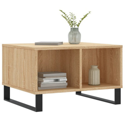 Berkfield Coffee Table Sonoma Oak 60x50x36.5 cm Engineered Wood