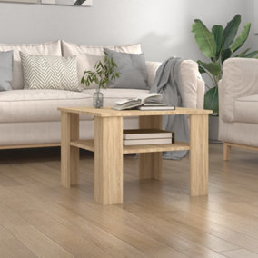 Berkfield Coffee Table Sonoma Oak 60x60x42 cm Engineered Wood