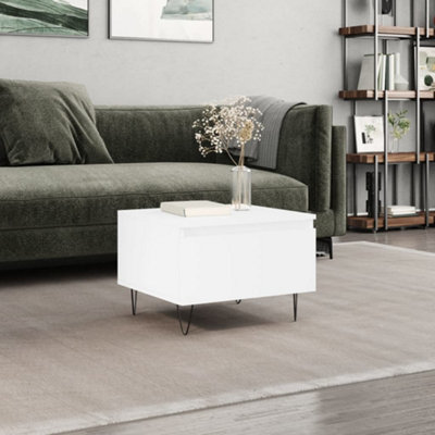 Berkfield Coffee Table White 50x46x35 cm Engineered Wood