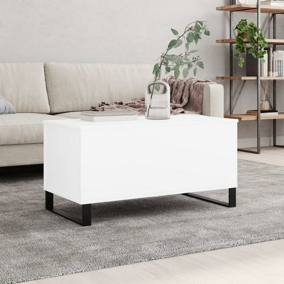 Berkfield Coffee Table White 90x44.5x45 cm Engineered Wood