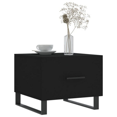 Berkfield Coffee Tables 2 pcs Black 50x50x40 cm Engineered Wood