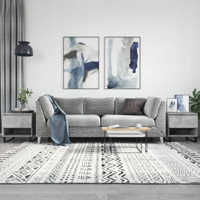 Berkfield Coffee Tables 2 pcs Concrete Grey 50x46x50 cm Engineered Wood
