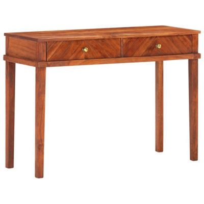 Berkfield Console Cabinet 110x40x76 cm Solid Acacia Wood