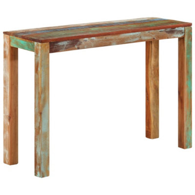 Berkfield Console Table 110x35x76 cm Solid Reclaimed Wood
