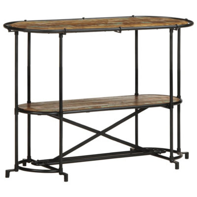 Berkfield Console Table 110x42x76 cm Solid Wood Reclaimed