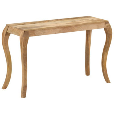 Berkfield Console Table 118x38x76 cm Solid Mango Wood | DIY at B&Q