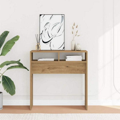 Berkfield Console Table Artisan Oak 78x30x80 cm Engineered Wood