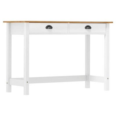 Berkfield Console Table Hill Range with 2 Drawers 110x45x74 cm Solid Pine Wood