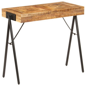 Berkfield Console Table Solid Mango Wood 80x40x75 cm