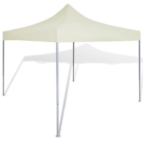 Berkfield Cream Foldable Tent 3 x 3 m