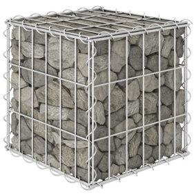 Berkfield Cube Gabion Raised Bed Steel Wire 30x30x30 cm