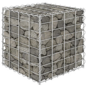 Berkfield Cube Gabion Raised Bed Steel Wire 40x40x40 cm