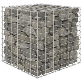 Berkfield Cube Gabion Raised Bed Steel Wire 60x60x60 cm