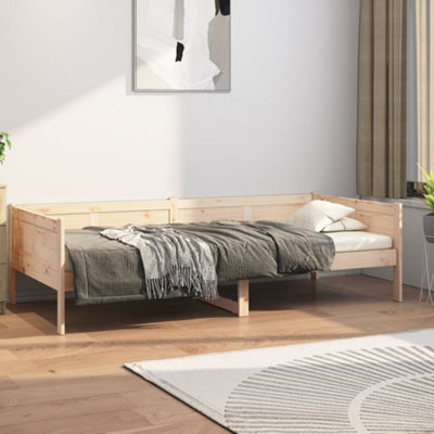 Berkfield Day Bed Solid Wood Pine 90x190 cm | DIY at B&Q