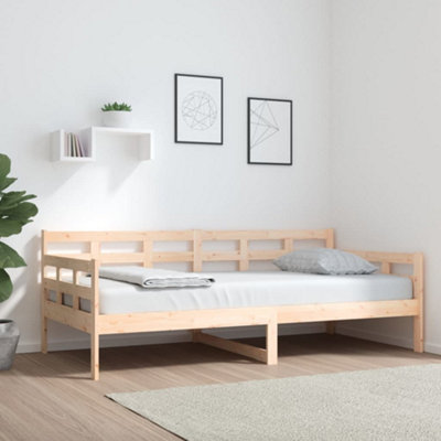 Berkfield Day Bed Solid Wood Pine 90x190 cm | DIY at B&Q