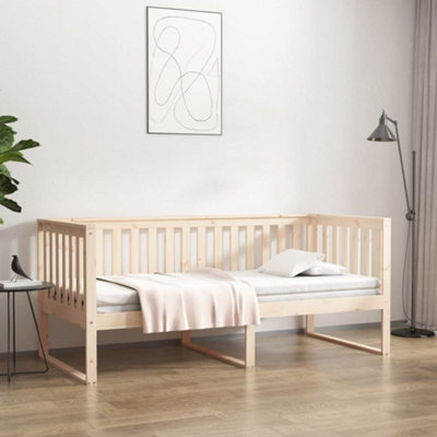 Berkfield Day Bed without Mattress 90x190 cm Single Solid Wood Pine