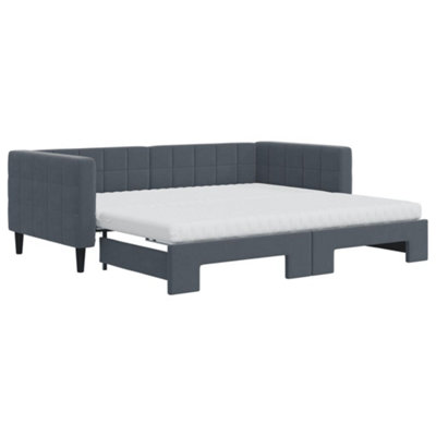 Dark grey deals daybed with trundle