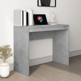 Berkfield Desk Concrete Grey 90x40x72 cm Engineered Wood