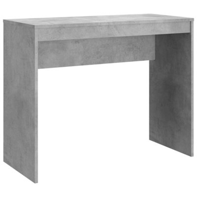 Berkfield Desk Concrete Grey 90x40x72 cm Engineered Wood